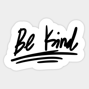 Be Kind Vintage Rainbow Peace Hippie Sticker